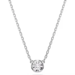 Swarovski Halsketten-Imber Halskette Rundschliff Weiss - 5696039