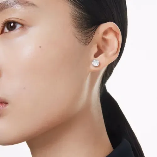 Swarovski Ohrringe-Imber Ohrstecker Rundschliff Weiss - 5696073