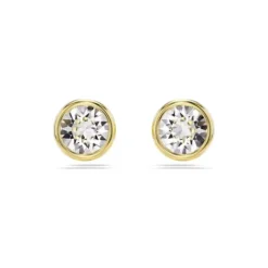 Swarovski Ohrringe-Imber Ohrstecker Rundschliff Weiss Gold - 5681552