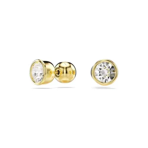 Swarovski Ohrringe-Imber Ohrstecker Rundschliff Weiss Gold - 5681552