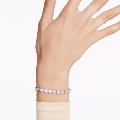 Swarovski Armbänder-Imber Tennis Armband Rundschliff Weiss - 5682666
