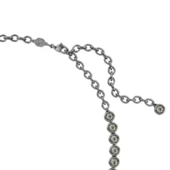 Swarovski Halsketten-Imber Tennis Halskette Rundschliff Grau - 5682593