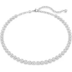 Swarovski Halsketten-Imber Tennis Halskette Rundschliff Weiss - 5682595
