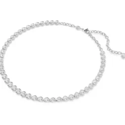 Swarovski Halsketten-Imber Tennis Halskette Rundschliff Weiss - 5682595