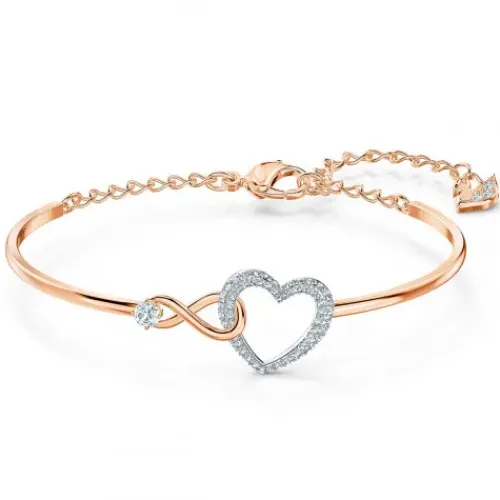 Swarovski (Kette mit) Herz-Infinity Armreif - 5518869