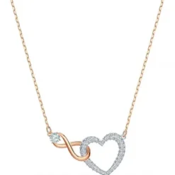 Swarovski (Kette mit) Herz-Infinity Halskette - 5518865