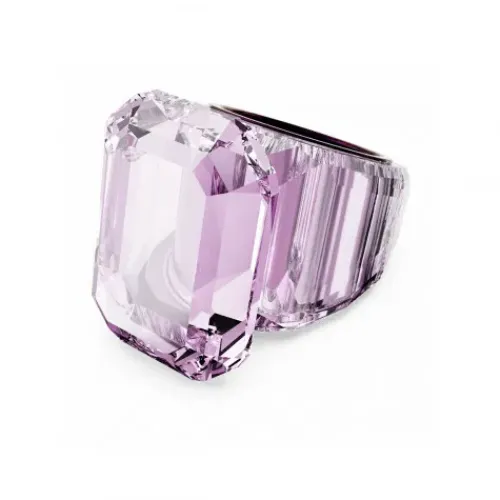 Swarovski Ringe-Lucent Cocktail Ring Oktagon Schliff Rosa
