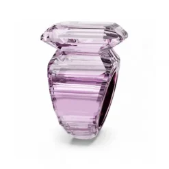 Swarovski Ringe-Lucent Cocktail Ring Oktagon Schliff Rosa