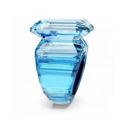 Swarovski Ringe-Lucent Cocktail Ring Oktagon Schliff Blau