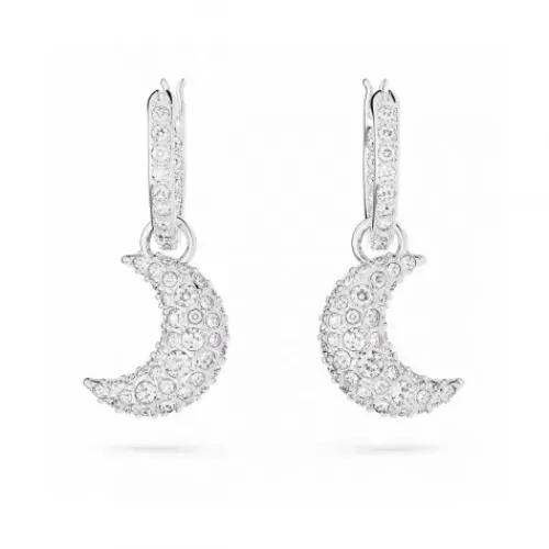 Swarovski Ohrringe-Luna Drop Ohrhänger Mond Weiss - 5666157