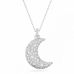 Swarovski Halsketten-Luna Halskette Mond Weiss - 5666181
