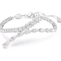 Swarovski Armbänder-Matrix Armband Verschiedene Schliffe Weiss - 5693154