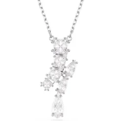Swarovski Halsketten-Matrix Halskette Verschiedene Schliffe Weiss - 5700420