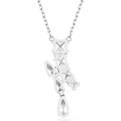 Swarovski Halsketten-Matrix Halskette Verschiedene Schliffe Weiss - 5700420