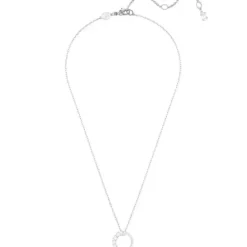 Swarovski Halsketten-Matrix Halskette Kristallperle Rundschliff Weiss - 5688751