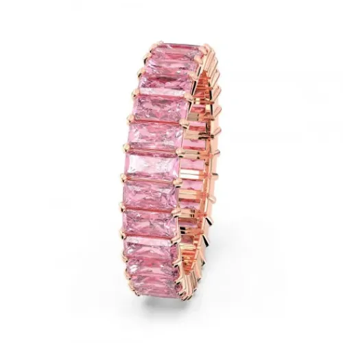 Swarovski Ringe-Matrix Ring Baguette Schliff Rosa Roségold