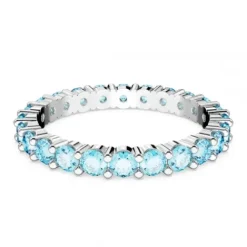 Swarovski Ringe-Matrix Ring Rundschliff Blau