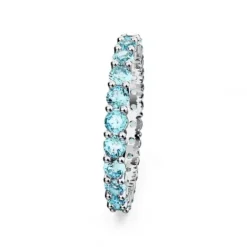 Swarovski Ringe-Matrix Ring Rundschliff Blau