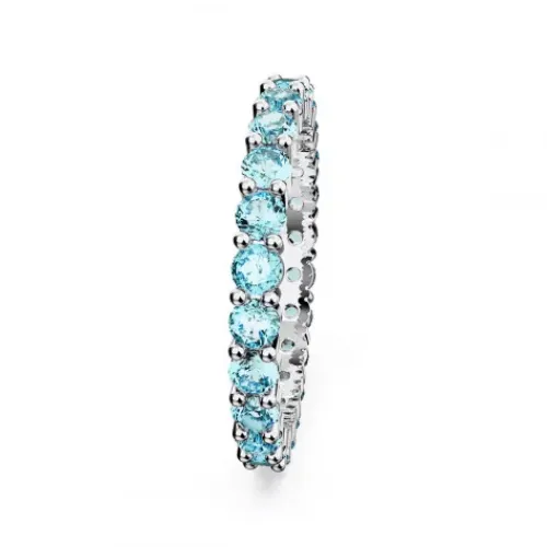 Swarovski Ringe-Matrix Ring Rundschliff Blau