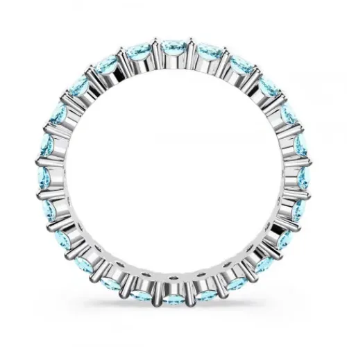 Swarovski Ringe-Matrix Ring Rundschliff Blau