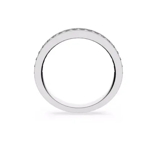 Swarovski Ringe-Matrix Ring Weiss Rhodiniert