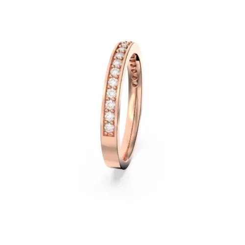 Swarovski Ringe-Matrix Ring Weiss Roségold Legierungsschicht
