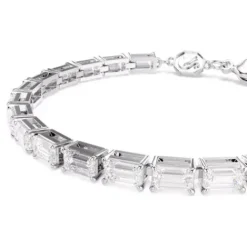 Swarovski Armbänder-Matrix Tennis Armband Baguette Schliff Weiss - 5707200