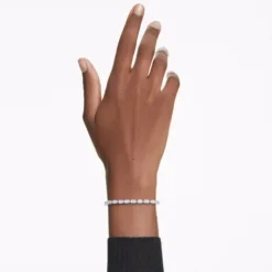 Swarovski Armbänder-Matrix Tennis Armband Baguette Schliff Weiss - 5707200