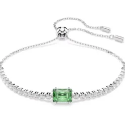 Swarovski Armbänder-Matrix Tennis Armband Verschiedene Schliffe Grün - 5693411