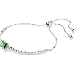 Swarovski Armbänder-Matrix Tennis Armband Verschiedene Schliffe Grün - 5693411