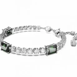 Swarovski Armbänder-Matrix Tennis Armband Verschiedene Schliffe Grün - 5666422