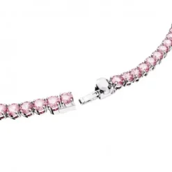 Swarovski Halsketten-Matrix Tennis Halskette Rundschliff Klein Rosa - 5681800