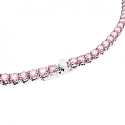 Swarovski Halsketten-Matrix Tennis Halskette Rundschliff Klein Rosa - 5681800