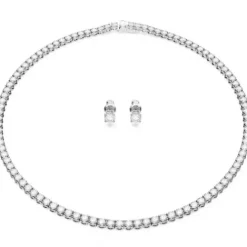 Swarovski Schmuck Set-Matrix Tennis Set Rundschliff Weiss - 5647730