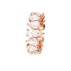 Swarovski Ringe-Matrix Vittore Ring Tropfenschliff Weiss Roségold