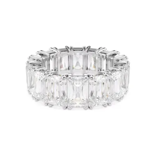 Swarovski Ringe-Matrix Vittore Ring Baguette Schliff Weiss Rhodiniert