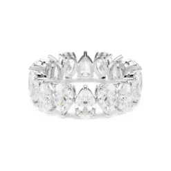 Swarovski Ringe-Matrix Vittore Ring Tropfenschliff Weiss Silber