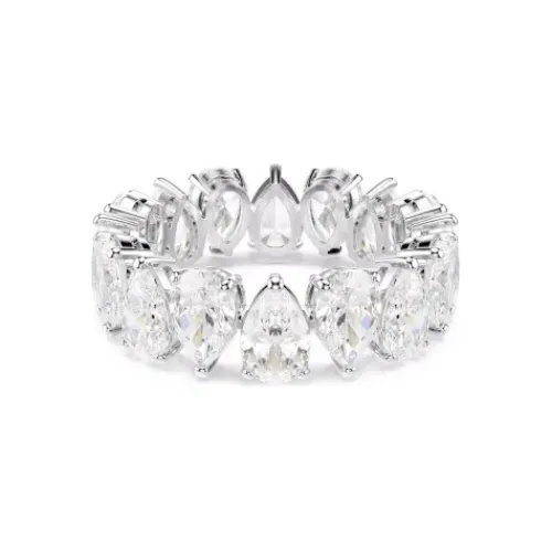 Swarovski Ringe-Matrix Vittore Ring Tropfenschliff Weiss Silber