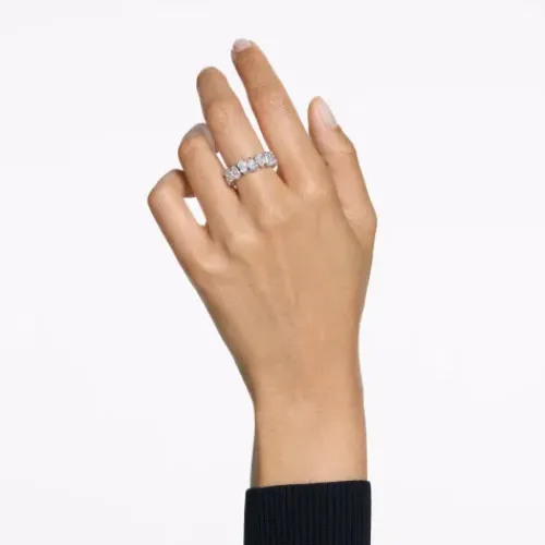 Swarovski Ringe-Matrix Vittore Ring Tropfenschliff Weiss Silber