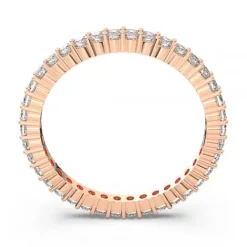 Swarovski Ringe-Matrix Vittore Ring Rundschliff Weiss Roségoldfarbenes Finish