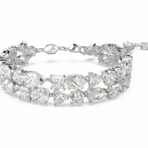 Swarovski Armbänder-Mesmera Armband Verschiedene Schliffe Weiss - 5669927