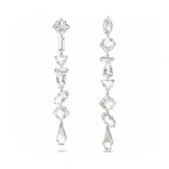 Swarovski Ohrringe-Mesmera Drop Ohrhänger Verschiedene Schliffe Lang Weiss - 5661687