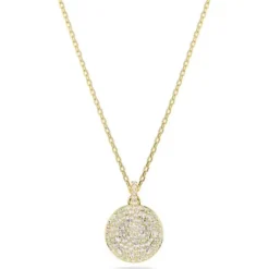 Swarovski Halsketten-Meteora Halskette im Lagenlook Weiss Gold - 5683442