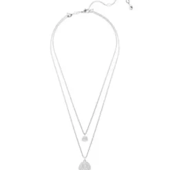 Swarovski Halsketten-Meteora Halskette im Lagenlook Weiss - 5684244