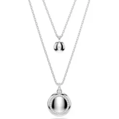 Swarovski Halsketten-Meteora Halskette im Lagenlook Weiss - 5684244