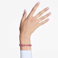 Swarovski Armbänder-Millenia Armband Oktagon Schliff Rosa Gold - 5683428