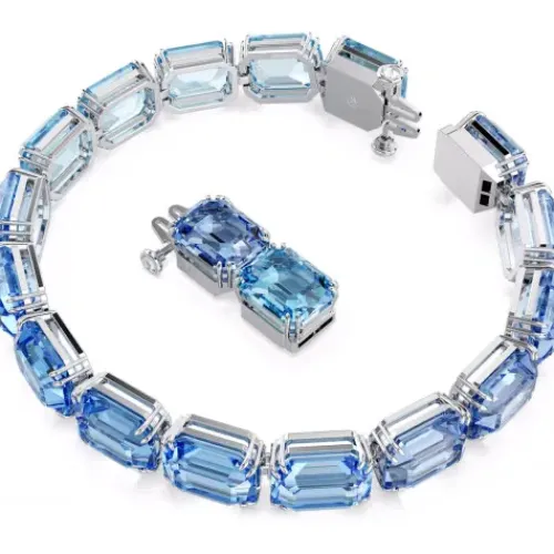 Swarovski Armbänder-Millenia Armband Oktagon Schliff Farbverlauf Blau - 5694135