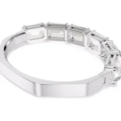 Swarovski Armbänder-Millenia Armreif Oktagon Schliff Weiss