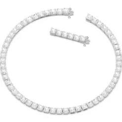 Swarovski Halsketten-Millenia Halskette Kissenschliff Weiss - 5599153