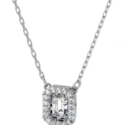 Swarovski Halsketten-Millenia Halskette Oktagon Schliff Weiss - 5599177